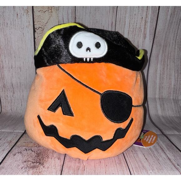 2021 Halloween Squishmallow 12” Flip A Mallow Paxton Pumpkin Emily Black Bat NWT - Picture 2 of 7